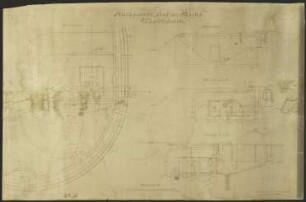 Fort Muhl - Wachraum, Grundriss und Schnitte