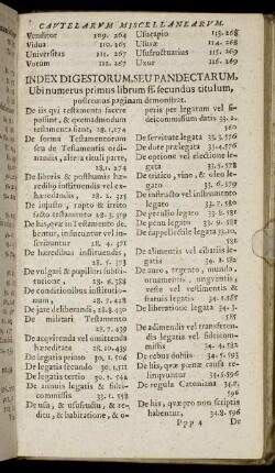 Index Digestorum Seu Pandectarum