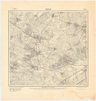 Messtischkarte von Klettwitz Zum Projekt gehörend: Hermann Jansen: Messtischkarte, Teilblatt 2544 (Klettwitz) 1:25000