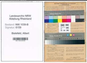 Entnazifizierung Albert Bielefeld , geb. 08.03.1894 (Landwirt)