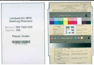 Entnazifizierung Gustav Petzeit , geb. 19.11.1898 (Schweisser)