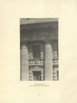 Neues Stadthaus. Architektursystem der oberen Geschosse