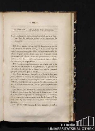 Section VIIe. - Explications Complémentaires.