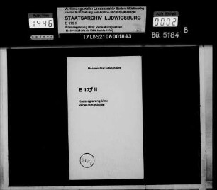 Gemeinderechtsverhältnisse in Ettlenschieß, Göttingen, Grimmelfingen, Halzhausen mit Sinabronn, Hörvelsingen, Holzkirch, Jungingen, Langenau, Lehr, Lonsee, Luizhausen, Mähringen, Neenstetten, Nerenstetten mit Wettingen und Niederstotzingen