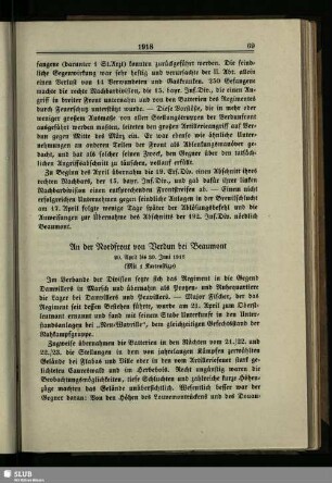 An der Nordfront von Verdun bei Beaumont