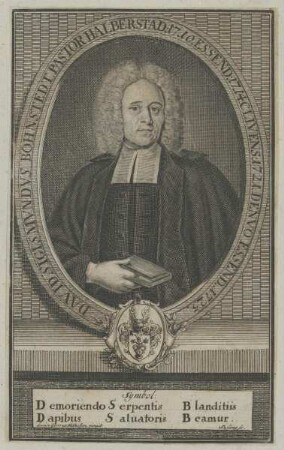 Bildnis des David Sigismvndvs Bohnstedt