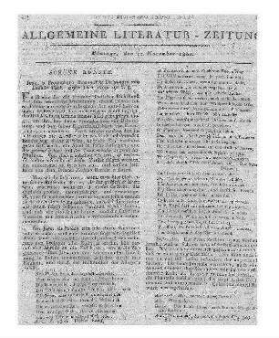Sophie von Bernrode oder Verirrungen in der Liebe. Leipzig: Kramer 1799