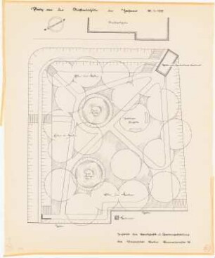 Platz vor der Aufbauschule, Jastrow: Grundriss 1:100