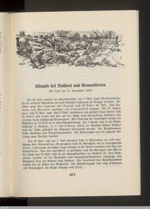 Kämpfe bei Bailleul und Armentières