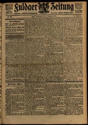 Ausgabe vom Donnerstag, den 29. Dezember 1904.