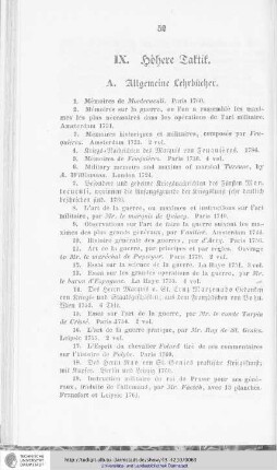 IX. Höhrere Taktik