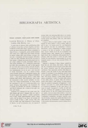 Bibliografia artistica