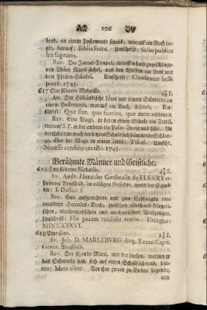 Berühmte Manner und Geistliche.