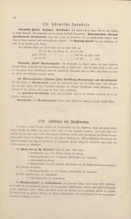 XVIII. Schiffbau und Maschinenbau.