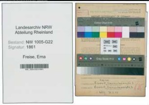Entnazifizierung Erna Freise , geb. 27.01.1899 (Prokuristin)