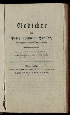 Gedichte