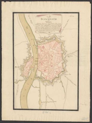 Plan von Franckfurth am Mayn