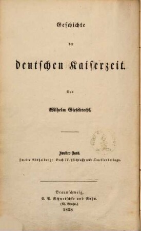 Geschichte der deutschen Kaiserzeit, 2. Blüthe des Kaiserthums