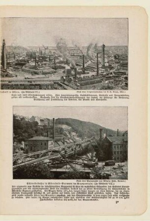 Schwebebahn in Elberfeld-Barmen in Wuppertale. (Zu Abschnitt VII.)