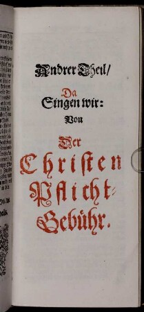 Andrer Theil