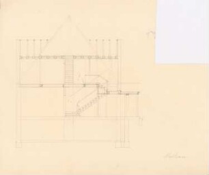 Wohnhaus Nathan: Schnitt