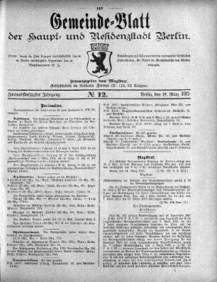 1911,12: No. 12, 19. März 1911