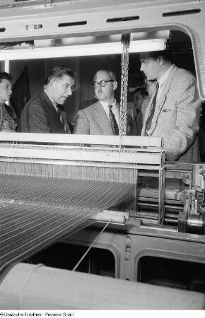 Textilmaschinen auf der Leipziger Herbstmesse 1954