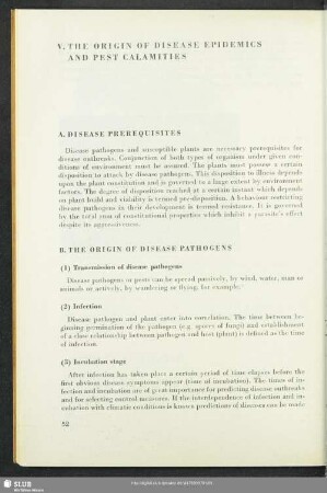 V. The Origin Of Disease Epidemics And Pest Calamities