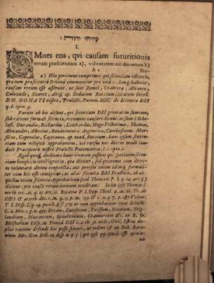 Disputatio Philosophica, Decretorum Dei & liberae voluntatis humanae Conciliatrix, Antonio Le Grand cumprimis opposita