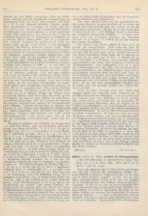 640-641 [Rezension] Möller, Wilh., Lehrbuch der Kirchengeschichte. 2. Bd. Das Mittelalter. 2. durchgesehene Ausg