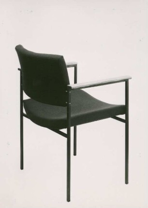 Wilde + Spieth Stahlrohr-Polstersessel von Herbert Hirche