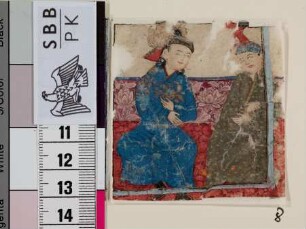 Suhrāb wirft Hağīr vom Pferd