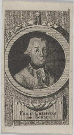 Bildnis des Philip Christian von Bohlen