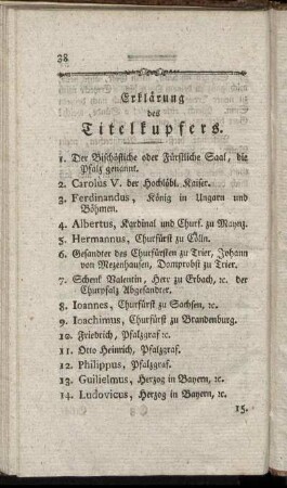 Erklärung des Titelkupfers.