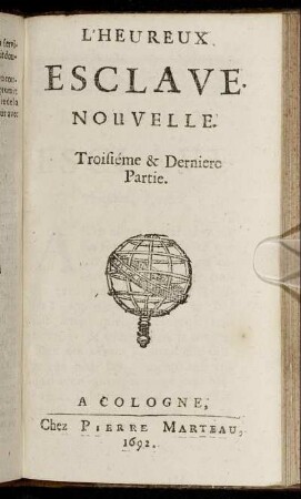 Partie 3: L'Heureux Esclave. Nouvelle. Partie 3