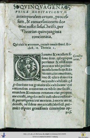 Quinquagena prima prima mediationum