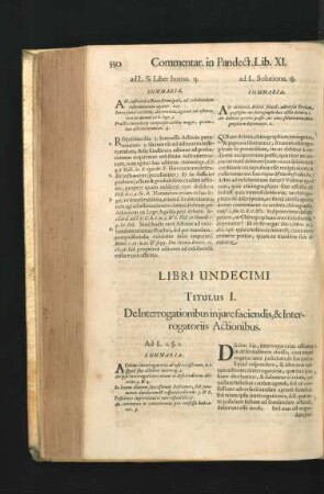 Libri Undecimi.