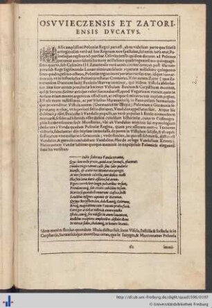 Osvvieczensis et Zatoriensis Ducatus.