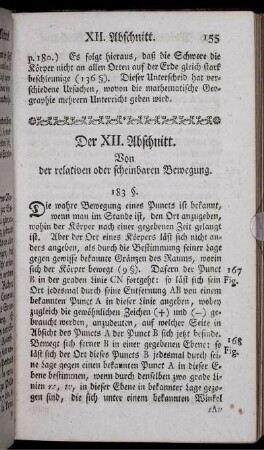 Der XII. Abschnitt.