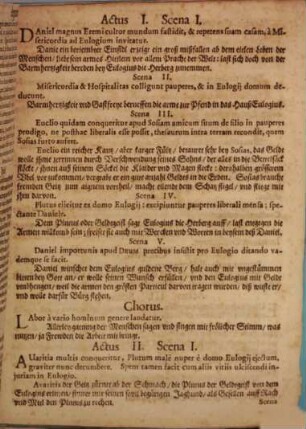 Fructus Misericordiae : olim In Eulogio Spectatus. Nunc In Theatro a studiosa Iuventute Gymnasii Societatis Jesu Landspergae propositus = Frucht der Barmhertzigkeit