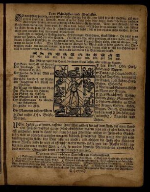 Vom Schröpfen und Aderlassen - Poetische Gedancken über das Processen