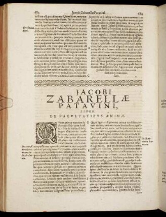 Liber De Facultatibus Animæ.