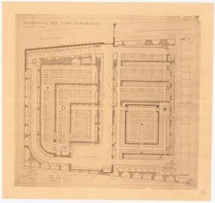 Urnenhain, Oranienburg: Lageplan 1:100