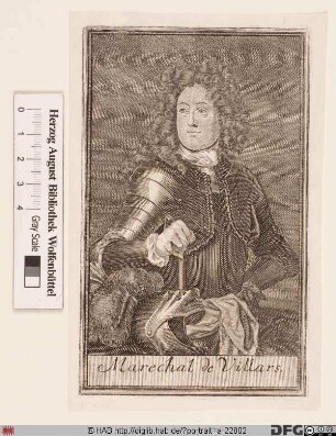 Bildnis Claude-Louis-Hector de Villars (1705 duc)