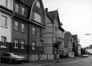 Luisenstraße, Teilbereich. Südwestliche Randbebauung der Luisenstraße von Haus Nr. 25-35; Eschwege, Gesamtanlage
