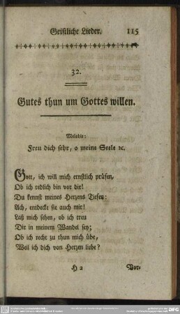 32. Gutes thun um Gottes willen
