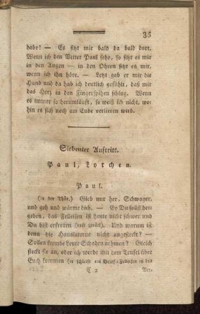 Siebenter Auftritt - Dreyzehnter Auftritt