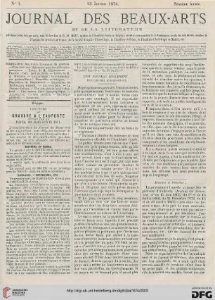 Nr. 1 (15. Janvier 1874)