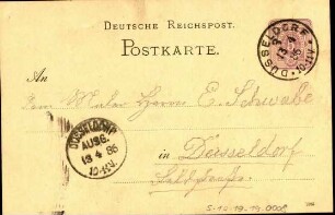5-10-19-19.0000: Scheuren, Prof. Caspar, Kunstmaler; diverse Schreiben ff.: Einladung zu einem Termin