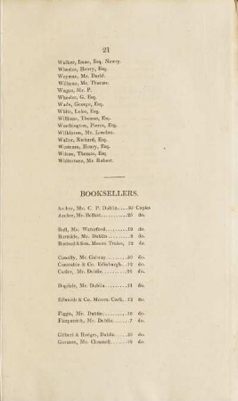 Booksellers